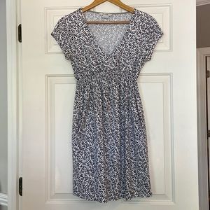 Boden Black and White curved seam Jersey dress 8P with pockets